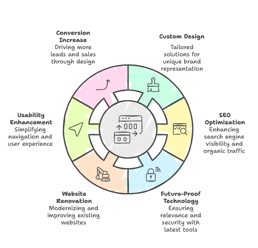 Cutter Web Design, Visual Selection of Website services, Custom website design, SEO optimisation, website renovations, Coffs Harbour, Bellingen, Grafton, Port Macquarie.